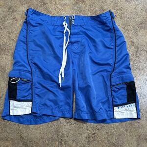 Y2k Vintage Billabong Boardshorts Blue Size 36 Surf Beach Swim Trunks